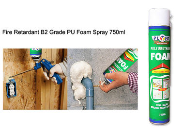 Tất cả các mục đích chống thấm Silicone Sealant chống cháy mật độ cao bên ngoài PU Foam Spray