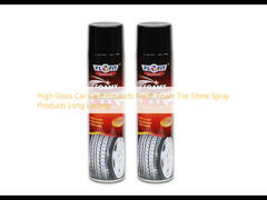 High Gloss Car Care Products Polish Foam Tire Shine Spray Products Long Lasting