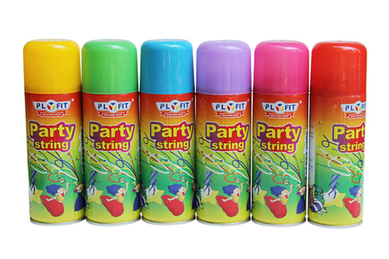 Aerosol có thể Party String Spray Màu sắc hỗn hợp Silly Crazy String Spray dành cho trẻ em / người lớn