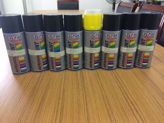Sơn phun acrylic kim loại 450ml Xe hơi / đồ nội thất nhiệt độ cao Bình phun sơn Graffiti