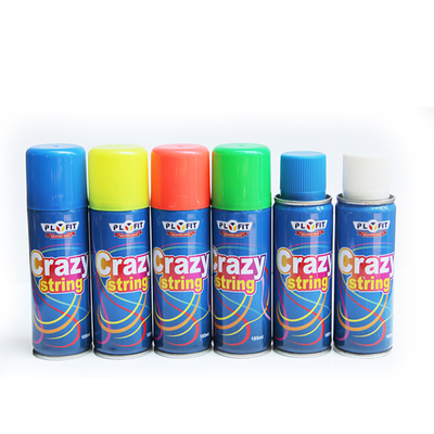 Màu sắc hỗn hợp Party Silly String Spray Crazy Đầy màu sắc Silly String Spray Streamer
