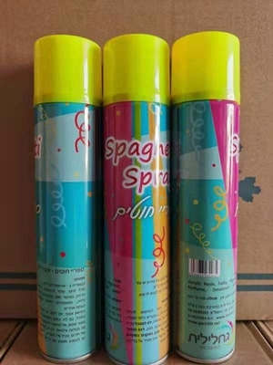 Eco Friendly Không bắt lửa Silly String Spray Bữa tiệc sinh nhật Christmas Crazy Ribbon Spray