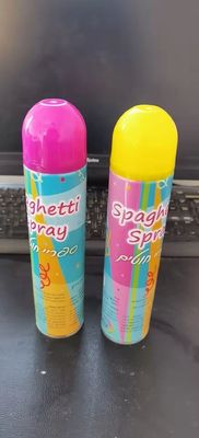 Eco Friendly Birthday Party Silly String Spray 6 màu không bắt lửa để trang trí