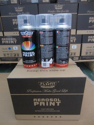 Làm khô nhanh sơn phun acrylic aerosol Chống nước 5 phút Làm khô bề mặt