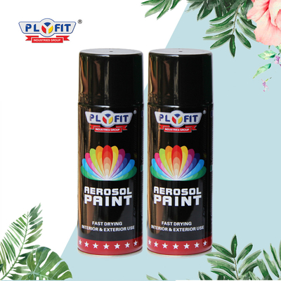 Sơn phun màu Graffiti Satin màu đen 400ml Sơn xịt aerosol có độ che phủ cao