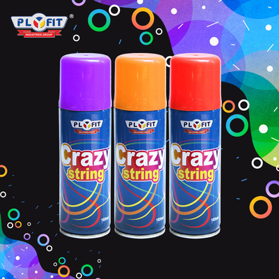 Trang trí tiệc Crazy String Spray Silly String Spray Kích thước nhỏ OEM