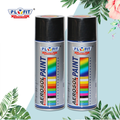 OEM Kim loại Gỗ Acrylic Bình xịt Sơn Nhiệt độ cao Màu bạc 450ML
