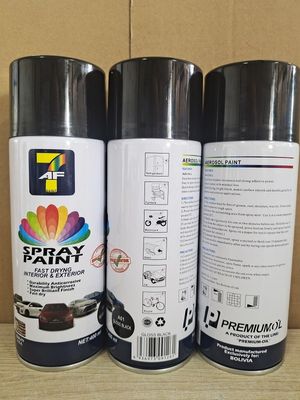 Sơn xịt aerosol khô nhanh Độ bóng cao 400ml 450ml Tinplate có thể OEM