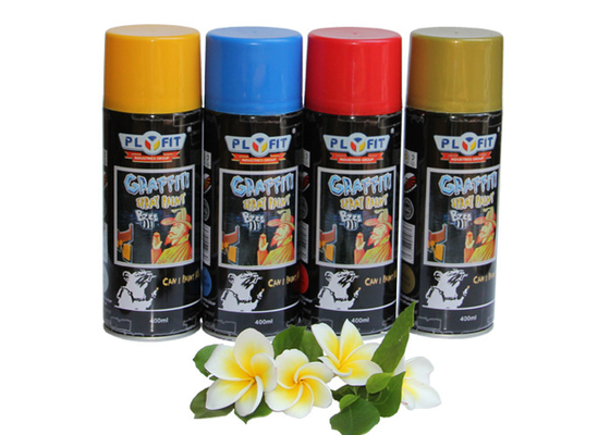 Sơn xịt Acrylic thân thiện với môi trường với màu bạc màu đen màu đỏ màu trắng