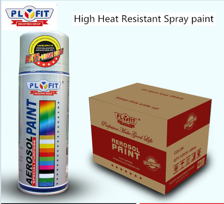 Sơn xịt nhựa silicon đen không độc hại mùi hóa học thấp 300 °C nhiệt độ cao