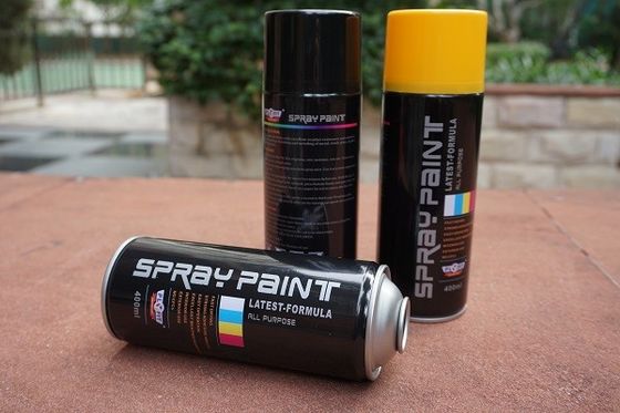 Sơn phun acrylic gốc nước màu vàng SGS 400ml Sức mạnh che phủ mạnh mẽ