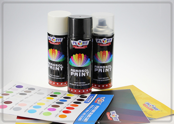 Xe đạp ô tô 400ml Sấy khô nhanh Sơn đen Acrylic Aerosol Sơn