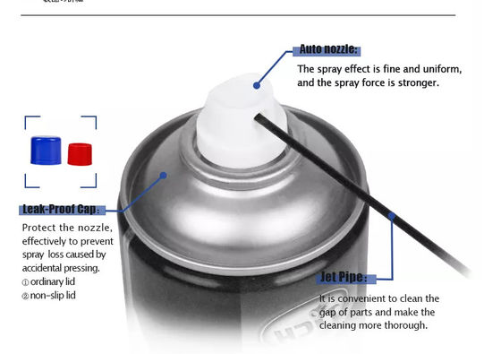 Dầu bôi trơn chống rỉ 450ml Xịt bôi trơn xích cho khóa xe đạp