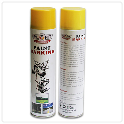 Màu sắc khác nhau Sơn đánh dấu đường phun acrylic cho bãi đậu xe / sân thể thao