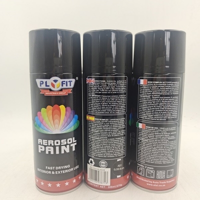 PLYFIT 450ML Acrylic Aerosol Phun Sơn khô nhanh cho nội thất xe hơi ABS Kim loại
